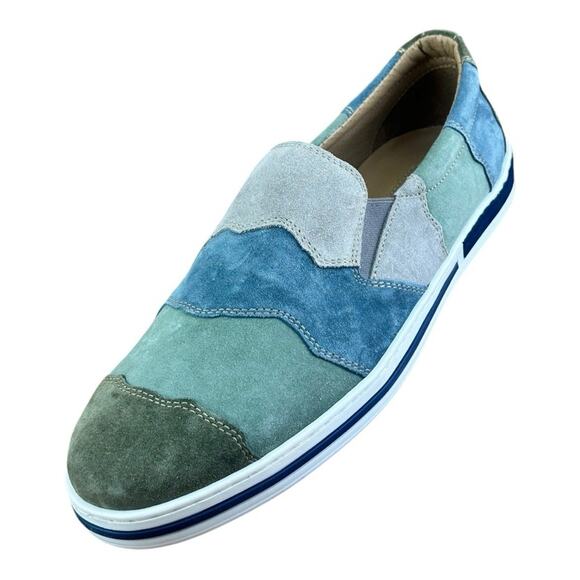 Galizio Torresi Slipper Men’s suede Green Casual shoes Size US 9|42 EU - Picture 1 of 10